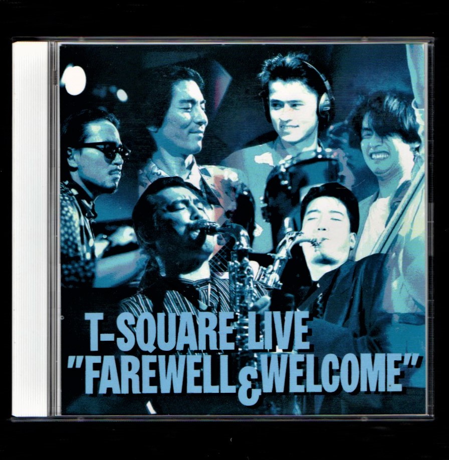 Ω T-スクェア T-SQUARE 8cmCD付 初回盤 1991年 2枚組 ライヴ アルバム CD/フェアウェル・アンド・ウェルカム FAREWELL & WELCOME_画像1