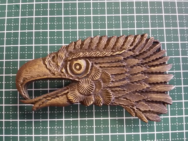  buckle Eagle . Eagle head Indian metal craft Vintage belt non iron brass brass 