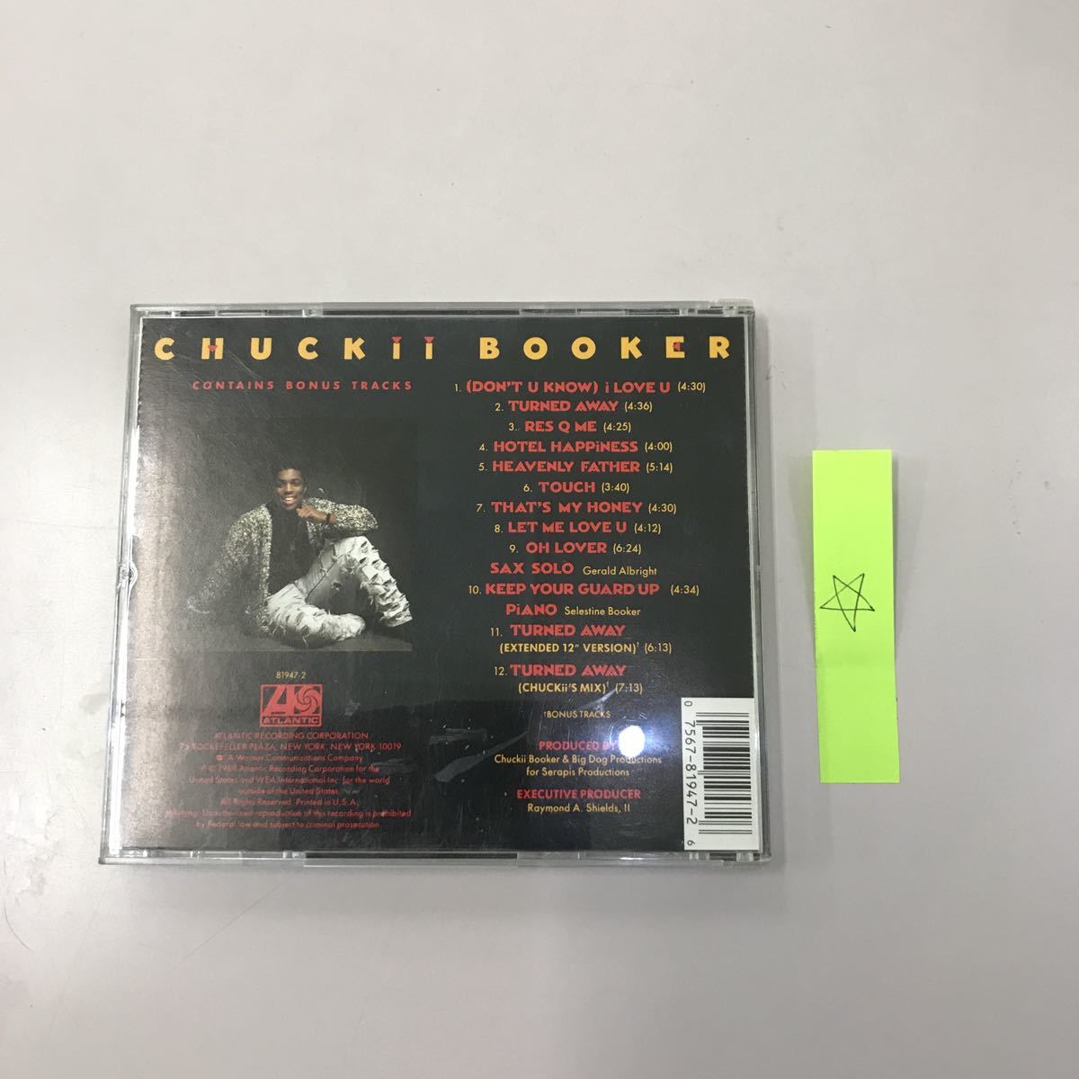 CD 輸入盤 中古【洋楽】長期保存品 chuckii booker
