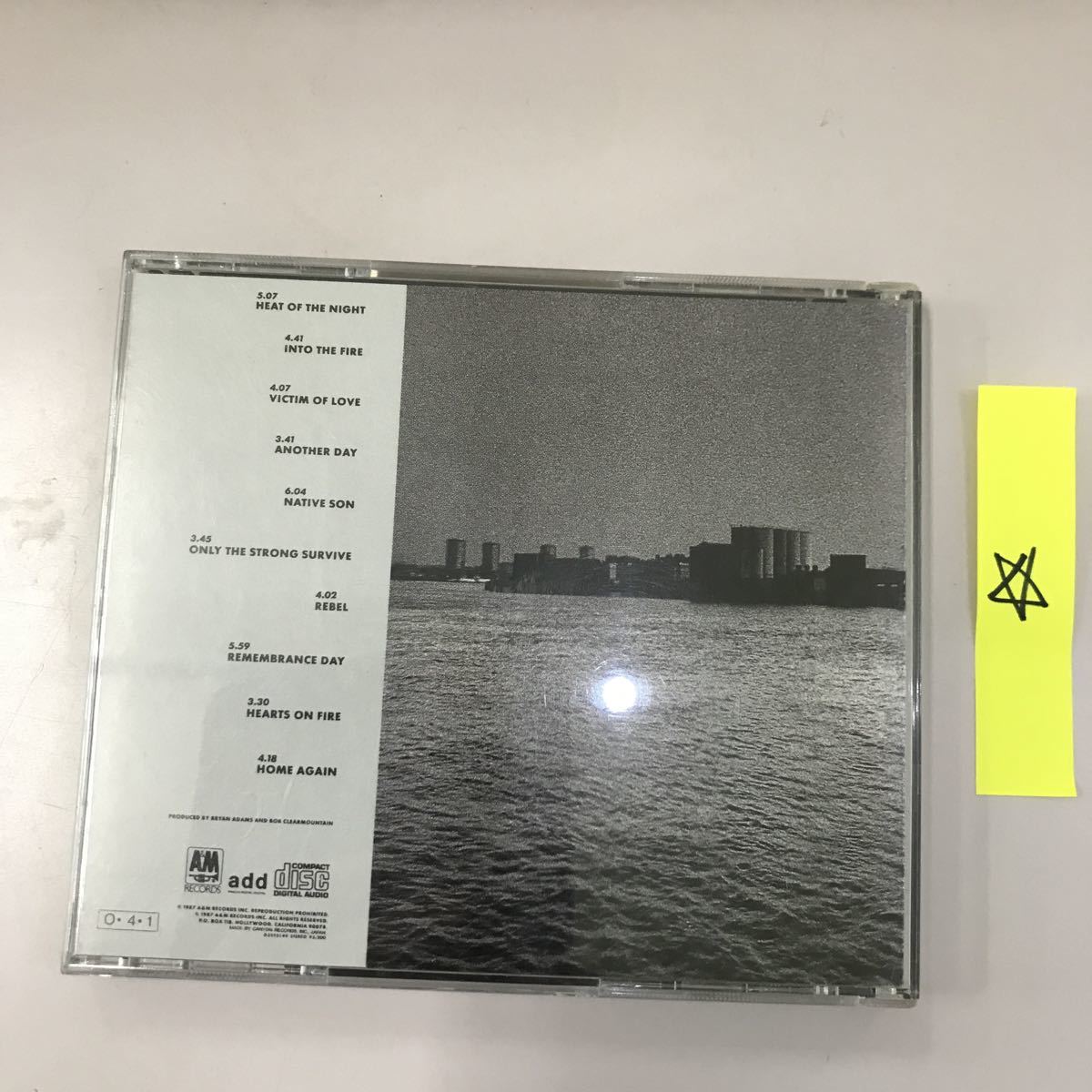 CD 輸入盤 中古【洋楽】長期保存品 BRYAN ADAMS