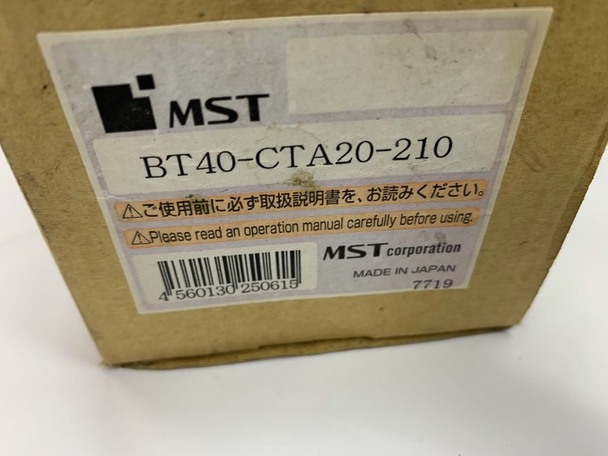 MST　コレットホルダー 　BT40-CTA20-210　【未使用品】 　　　 　　 　　 (20210517)