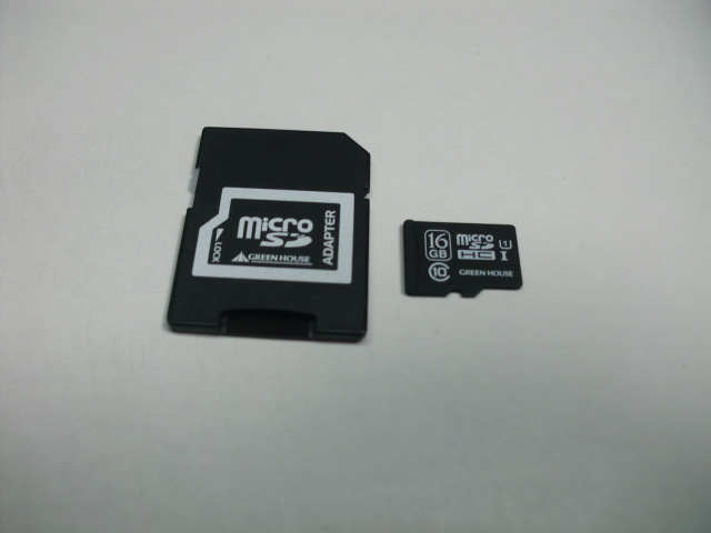  adaptor attaching GREEN HOUSE microSD card 16GB format ending postage 63 jpy ~ micro SD card memory card 
