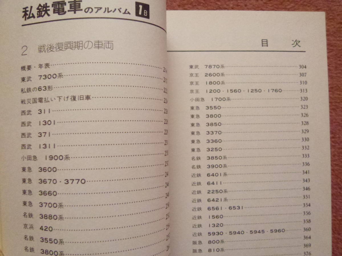 私鉄電車のアルバム1A・1Bの2冊セット(戦前・戦後の古豪/慶応義塾 私鉄電車のアルバム1A・1Bの2冊セット(戦前・戦後の古豪/慶応義塾