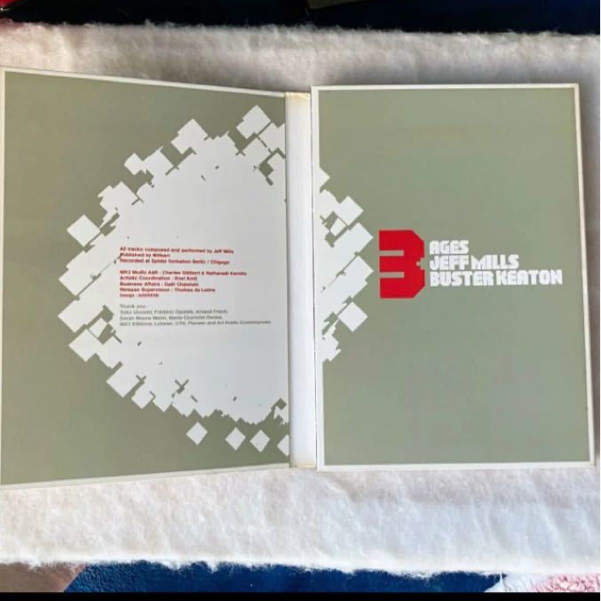 DVD+CD THREE AGES BUSTERKEATON/ Jeff Mills