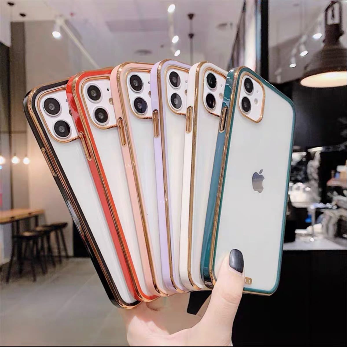 PayPayフリマ|iPhone12pro ゴールドライン 背面クリアケース ソフトケース ピンク PayPayフリマ|iPhone12pro ゴールドライン 背面クリアケース ソフトケース ピンク