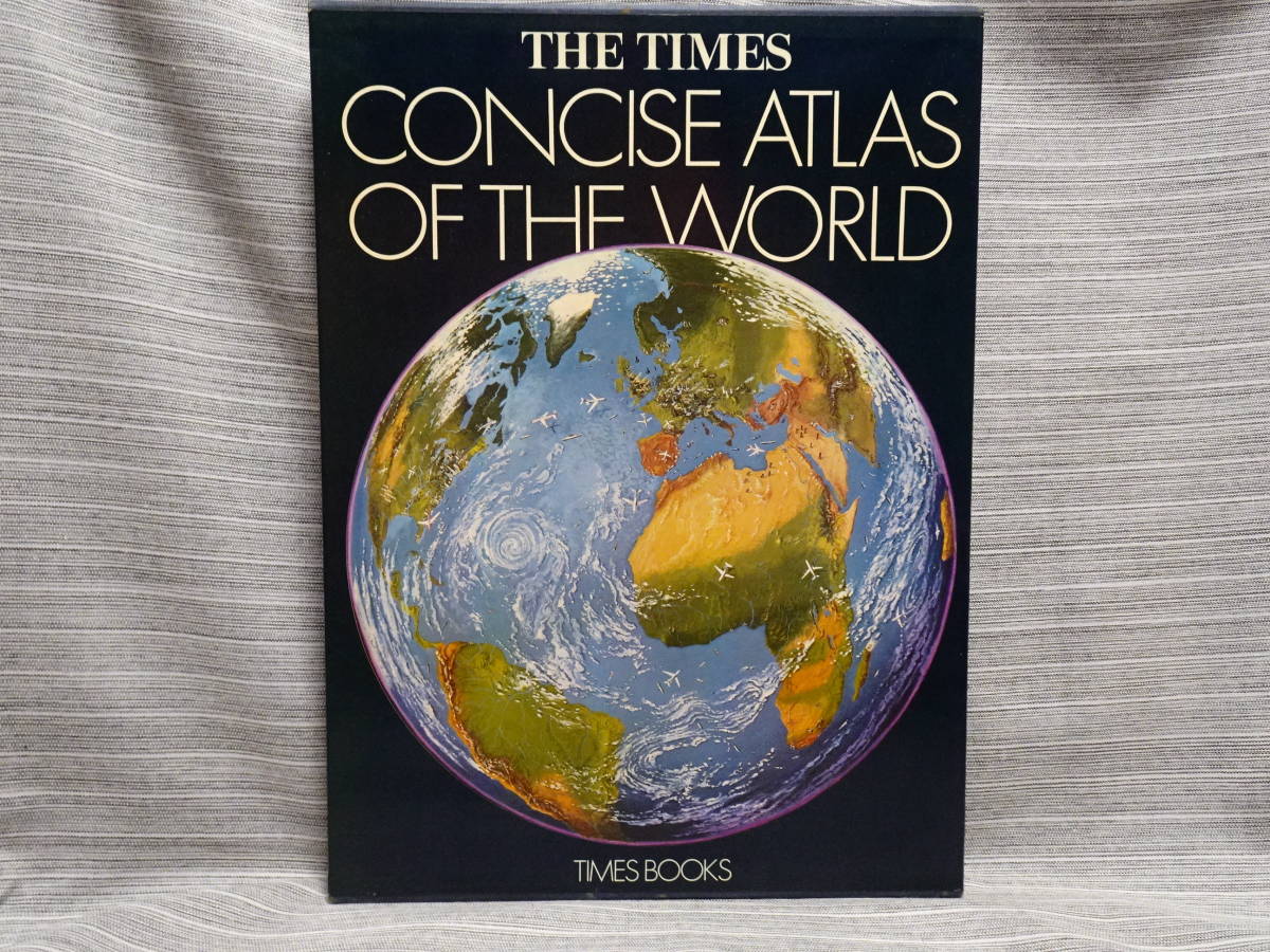 THE TIMES『CONCISE ATLAS OF THE WORLD』ザ・タイムス『解説 世界地図帳』1975年最終改訂版 古書