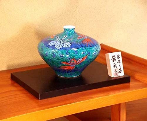  wonderful .. saucepan island roasting saucepan island . Arita . total hand .. color Nabeshima style somenishiki phoenix Tang .. vase . boxed tradition handicraft 