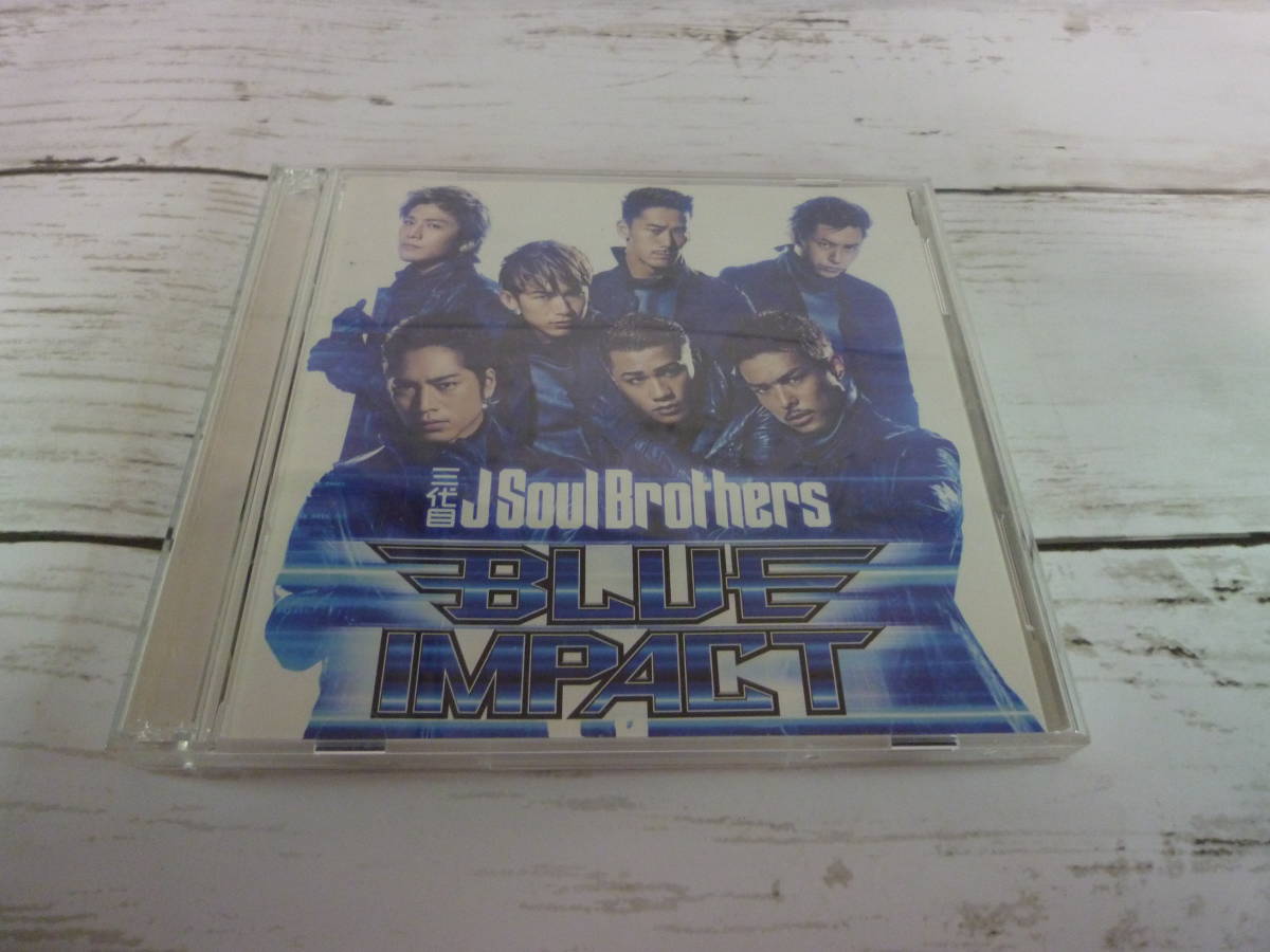 CD 　三代目　 J Soul Brothers 　BLUE IMPACT　　CD+DVD 2枚組 　　C353_画像1