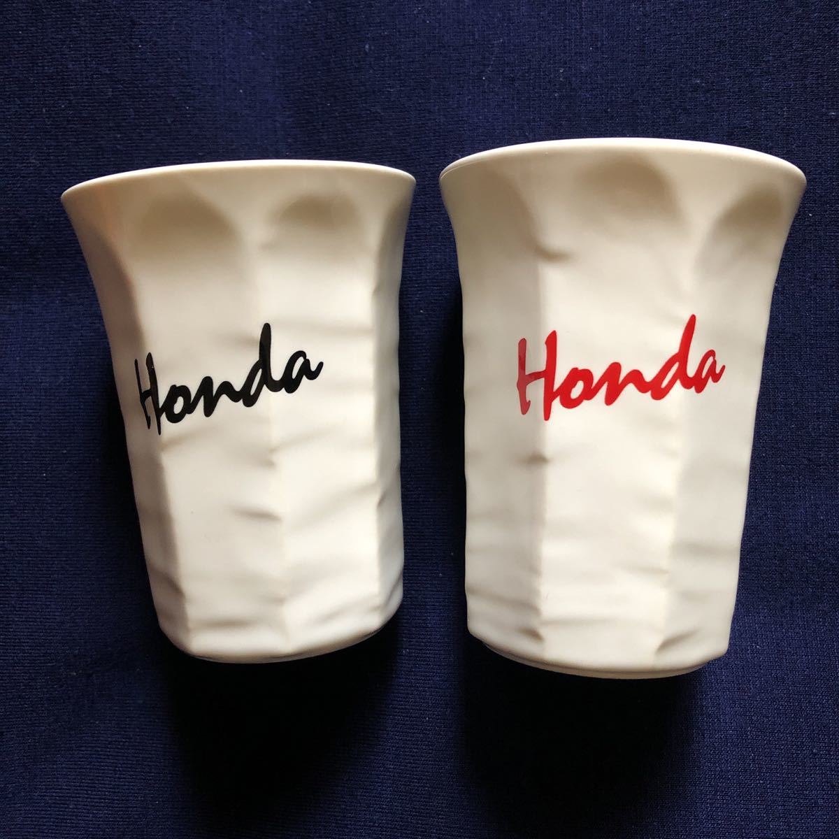  ultra rare not for sale HONDA Honda ceramics made teacup tumbler 2 piece set Novelty 