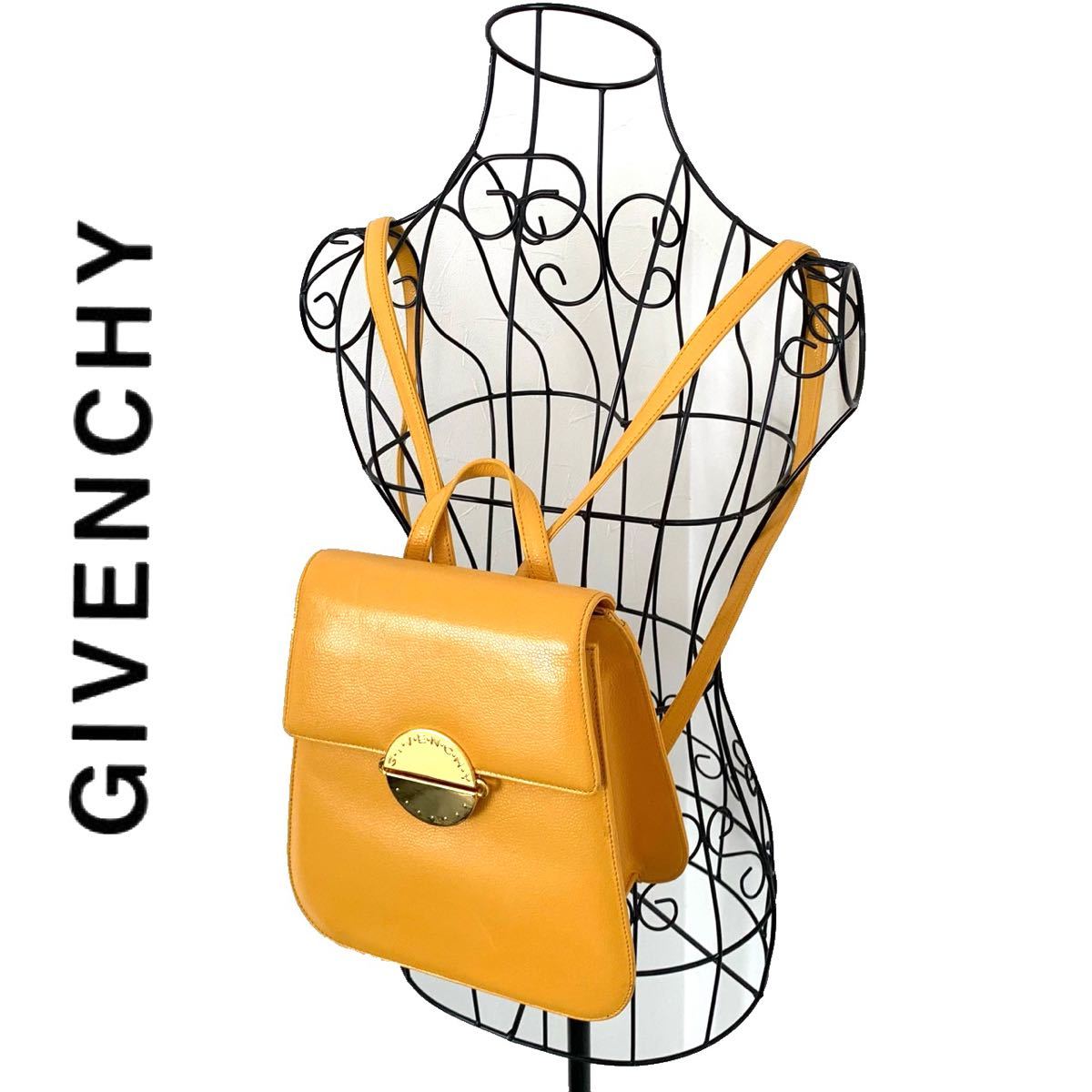 送料無料】GIVENCHY ジバンシー リュック バッグ 保存箱付 レザー