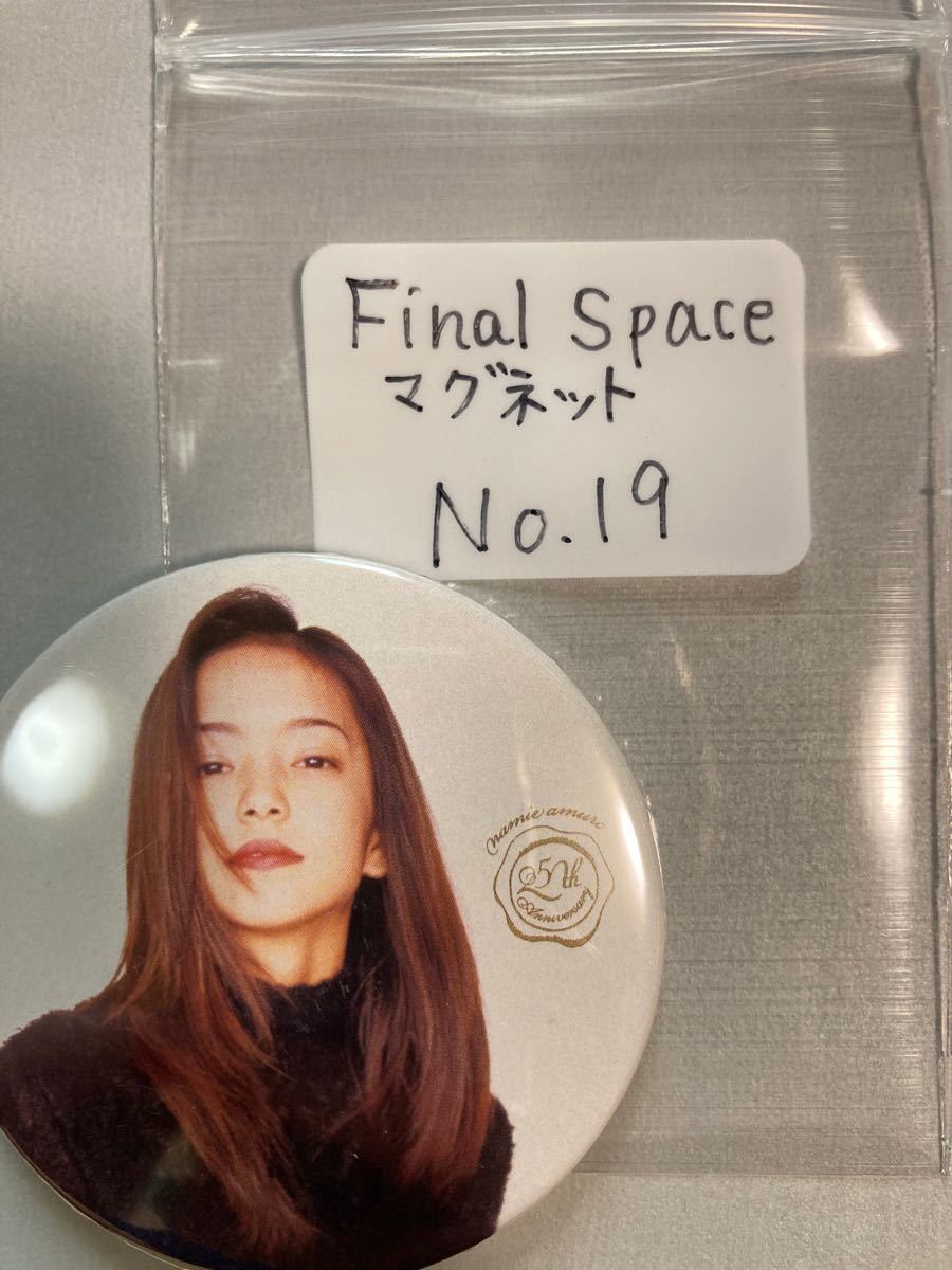 安室奈美恵　Final Space  ガチャ 会場限定 namie amuro マグネット