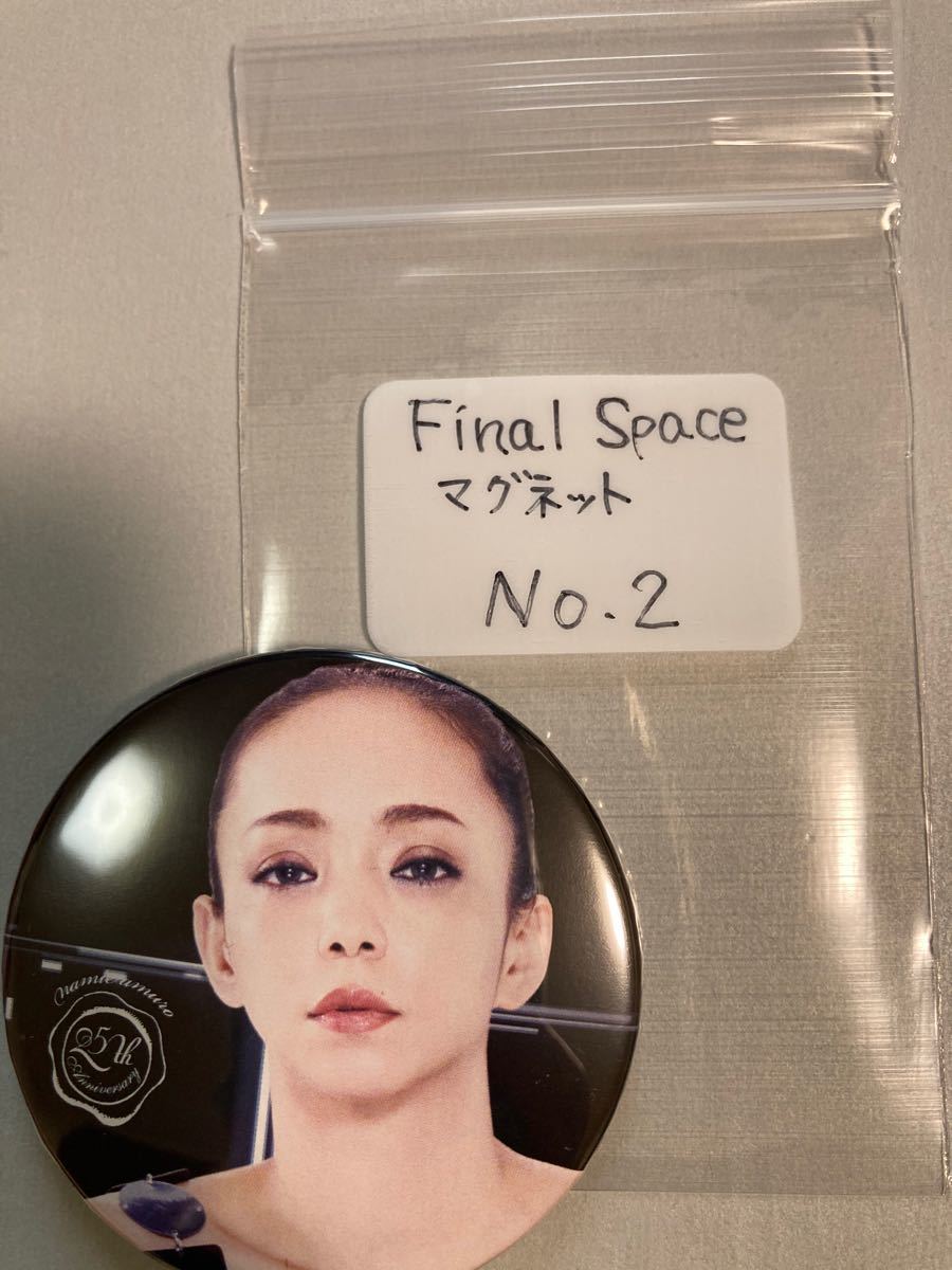 安室奈美恵　Final Space 会場限定　ガチャ　namie amuro マグネット