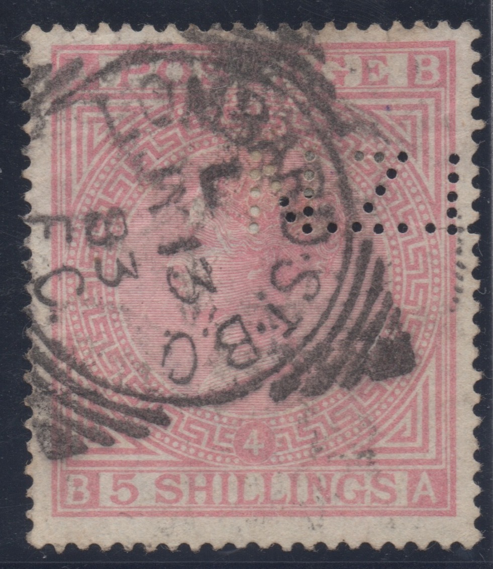 【格安SALEスタート】 ***私の宝***クラッシックイギリス切手・ヴィクトリア女王1882-83年「スコット#90」使用済み ヨーロッパ