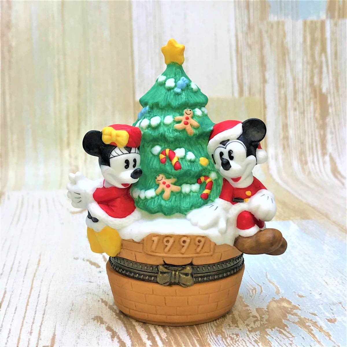 レア☆ミッキーマウス サンタミッキー クリスマス レノックス LENOX-