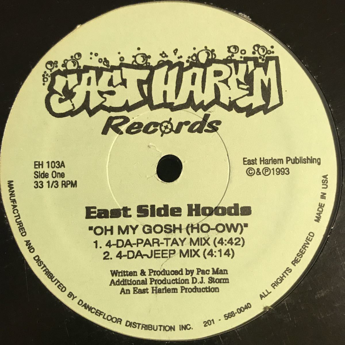 East Side Hoods / Oh My Gosh(Ho-Ow) US盤_画像1
