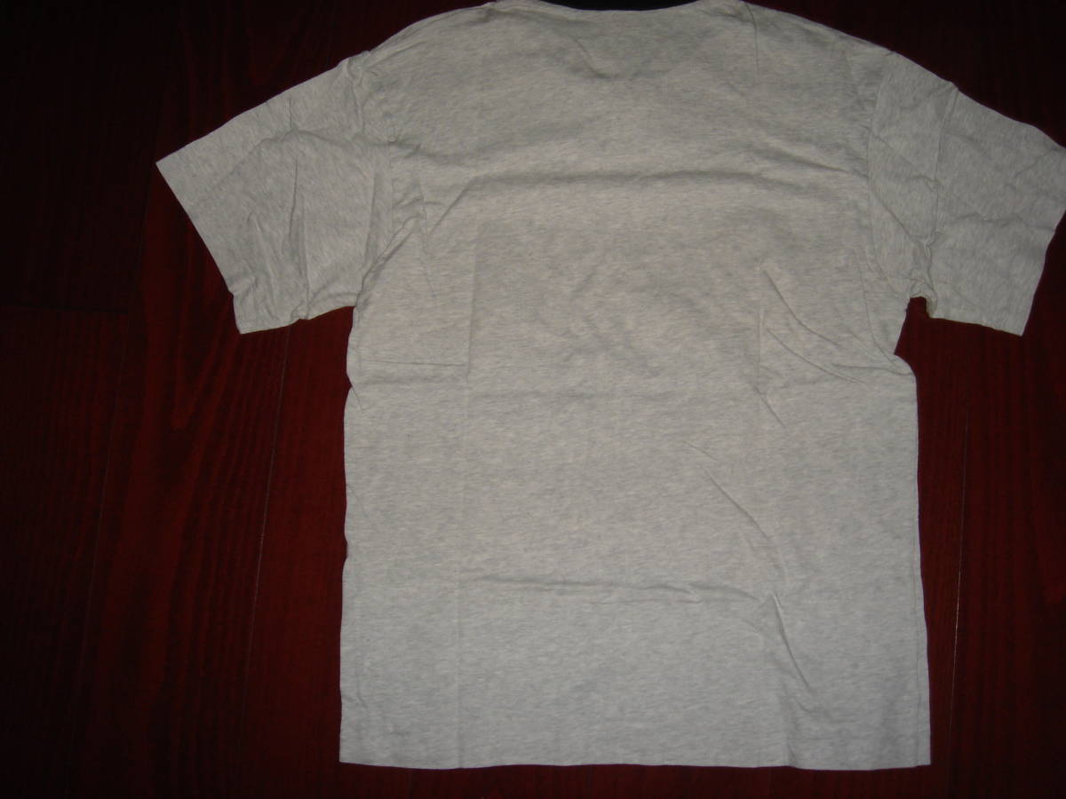 アディダス　デサント製　ポロシャツ　90年代ビンテージ品 グレー_画像3