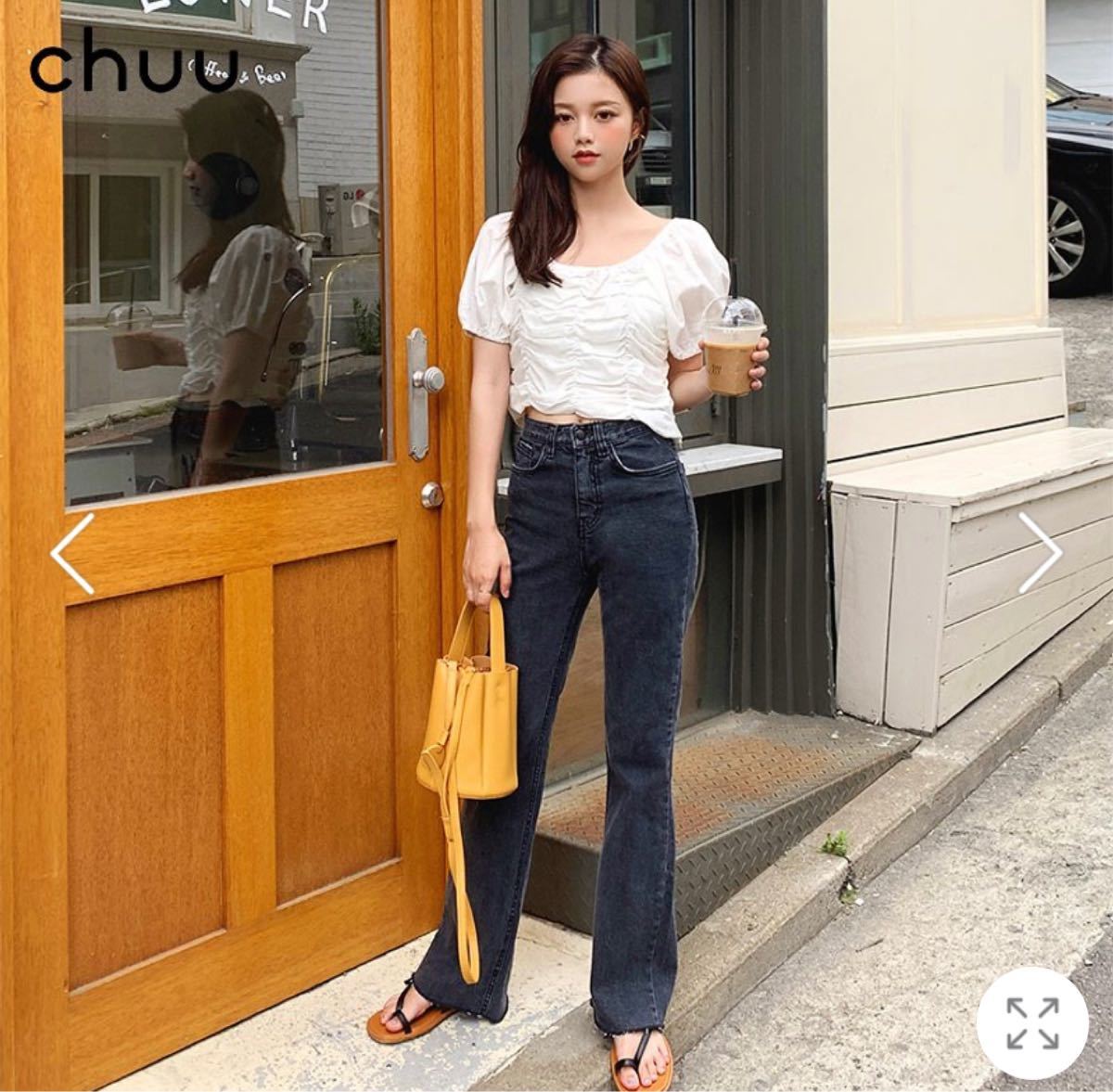 Paypayフリマ Chuu チュー ロングレッグライクデニム フレアデニム 韓国ファッション Paypayフリマ Chuu チュー ロングレッグライクデニム フレアデニム 韓国ファッション