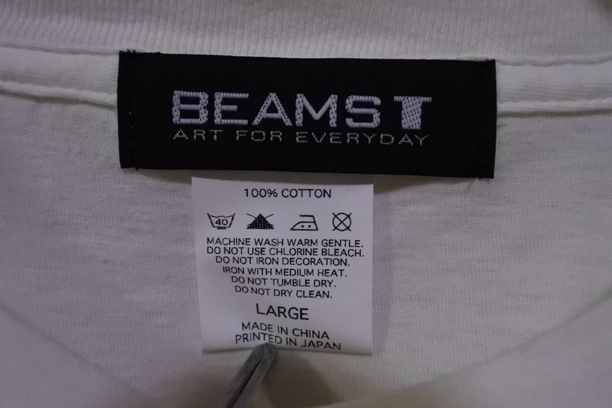 BEAMS T バガボンド 武蔵 Tシャツ size L ホワイト 井上雄彦 講談社 モーニング_画像3