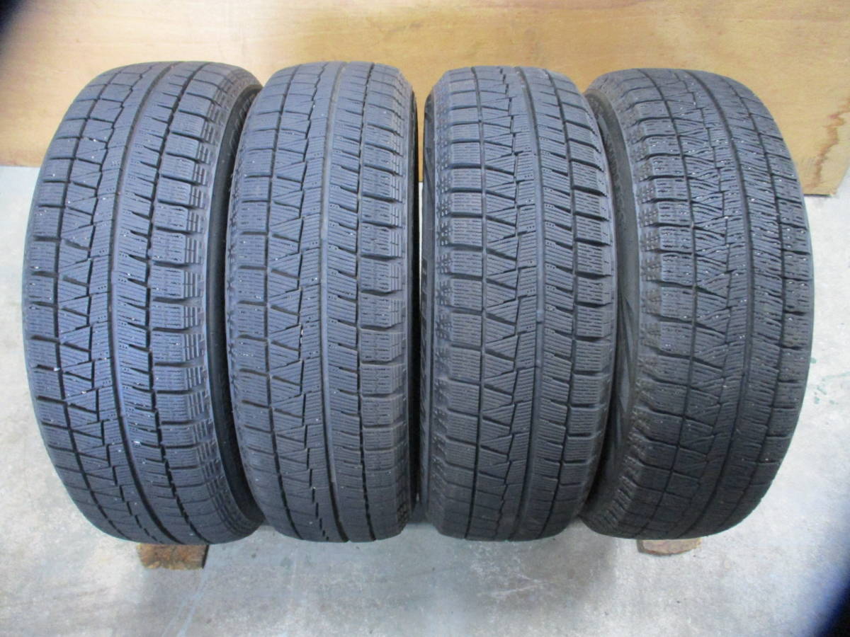 9分山 スタットレス 175/65R14 ブリジストン REVO GZ 4本 Z-12の画像1