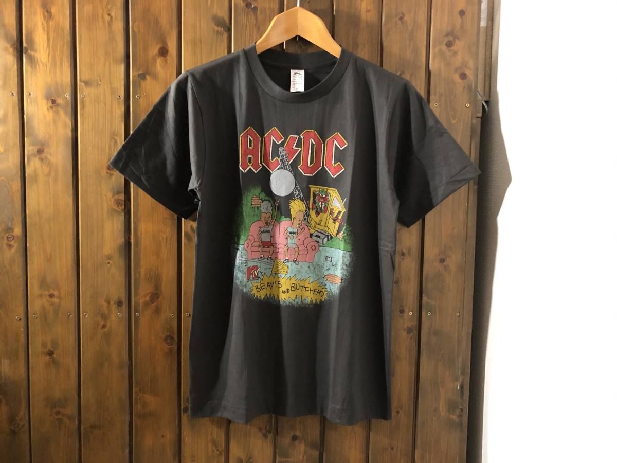 新品 AC/DC ビーバス・アンド・バットヘッド 両面プリント ビンテージ