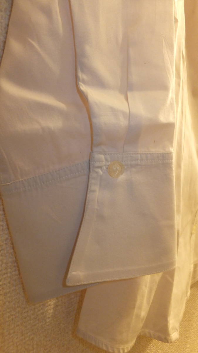 ★COMME CA ISM★ Ladies Tops shirts Size M コムサイズムレディーストップス シャツサイズM　USED IN JAPAN 白　WHT_画像5