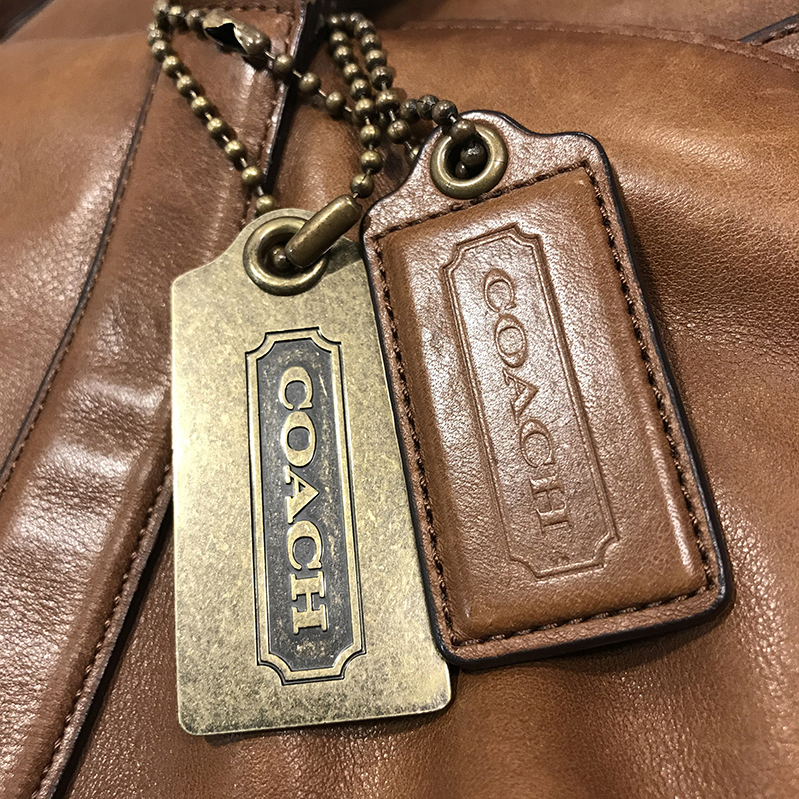 COACH コーチ レザー トートバッグ ショルダー付属 ２WAYバッグ 70857 ブラウン メンズ qob.Y6K05_画像10