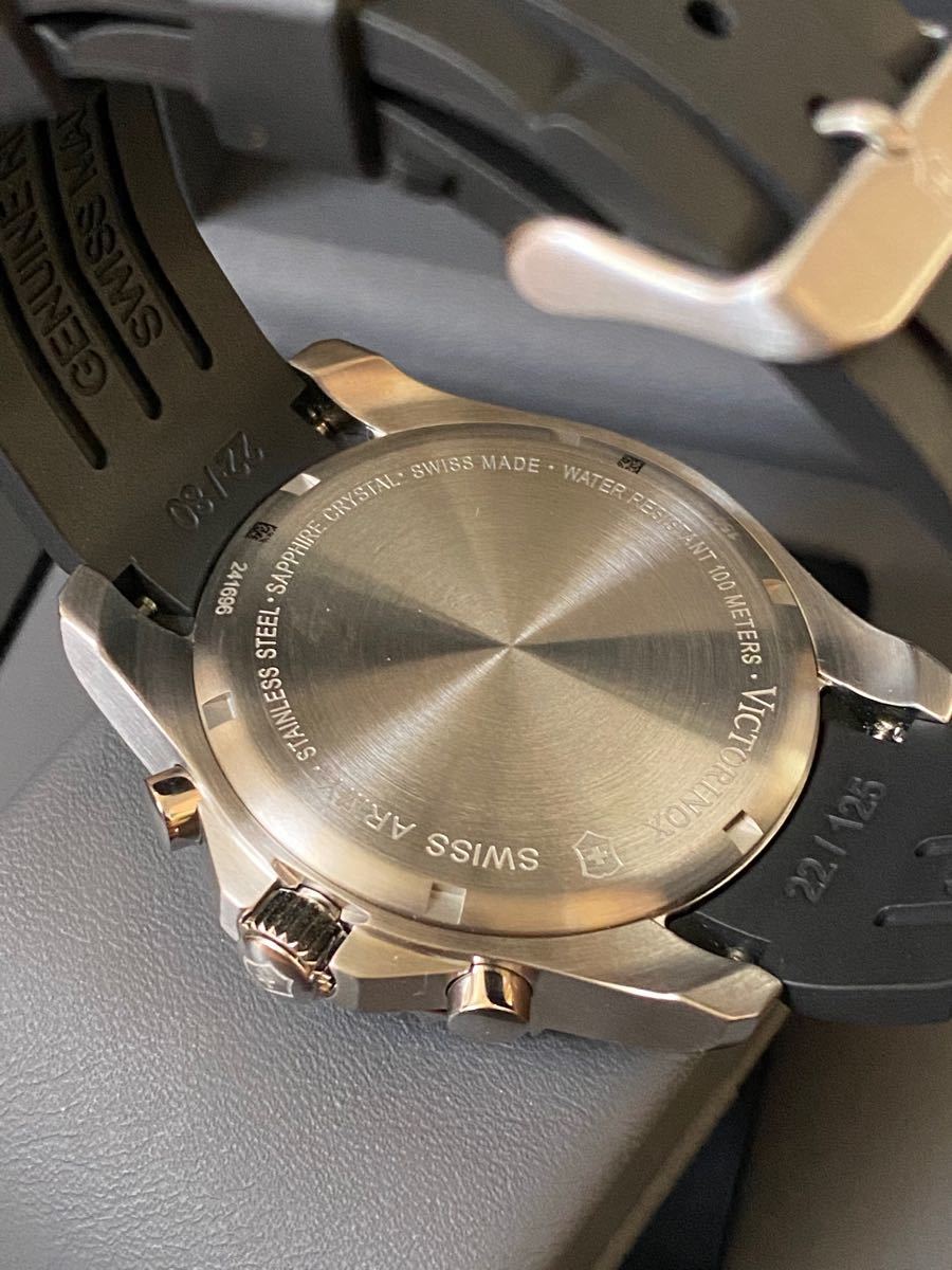 時計 メンズ ビクトリノックス スイスアーミー VICTORINOX SWISS 文字盤 黒 綺麗