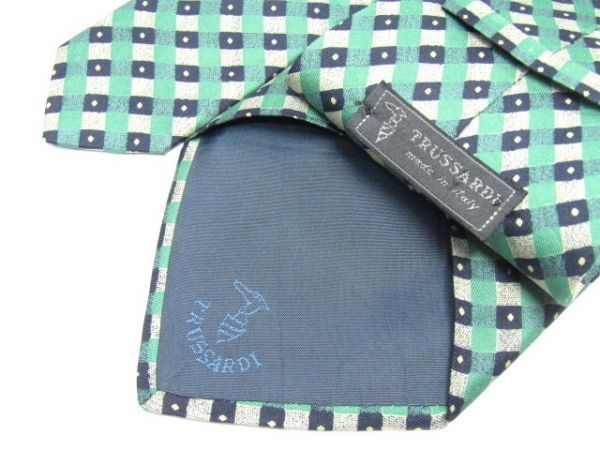 TRUSSARDI( Trussardi ) silk necktie .. pattern Italy made 844354C226R05