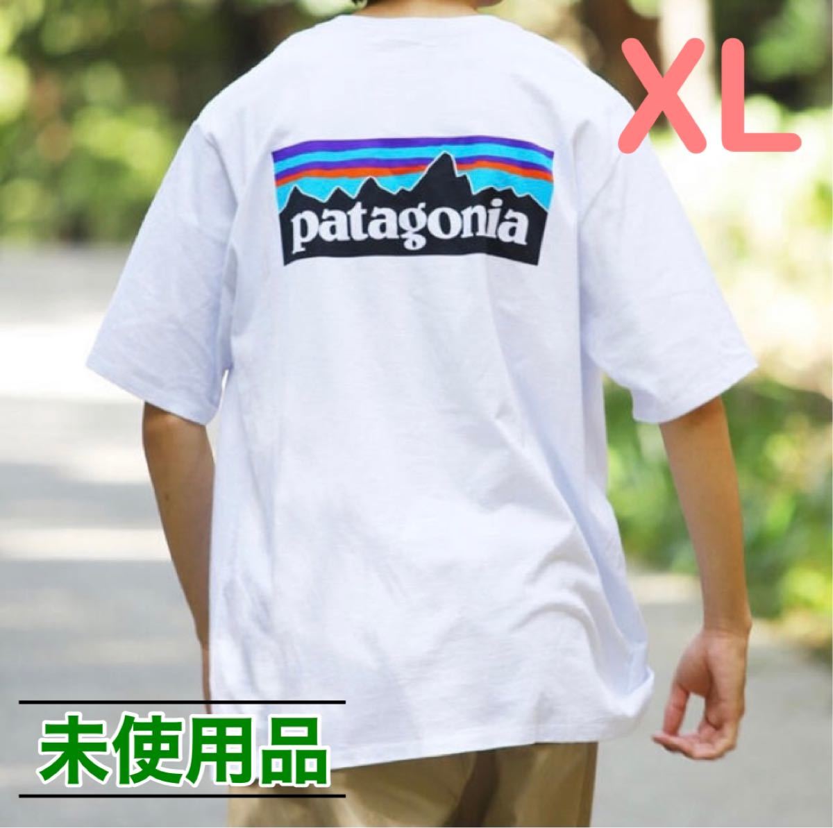 【XL】PATAGONIA パタゴニア メンズ・P-6ロゴ・レスポンシビリティー Tシャツ ホワイト 白 38504