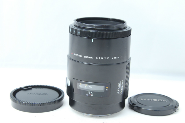 極上品☆MINOLTA ミノルタ AF MACRO 100mm F2.8 接写マクロ Aマウント