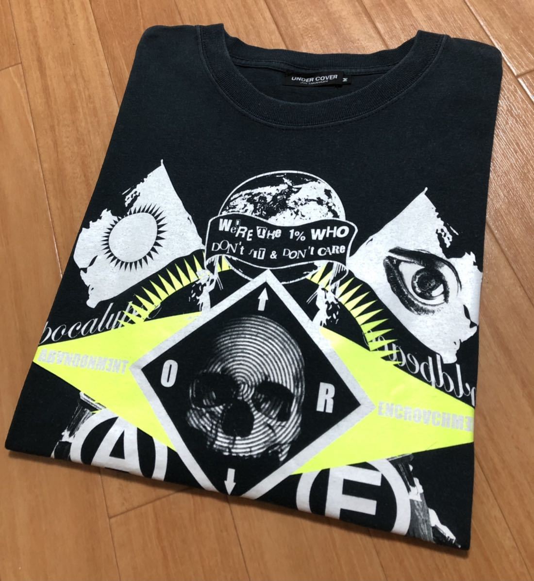 UNDERCOVER SCAB 上映会 Tシャツ GIZ柄 UNDERCOVER OF THE NIGHT 2003 アンダーカバー アナーキー
