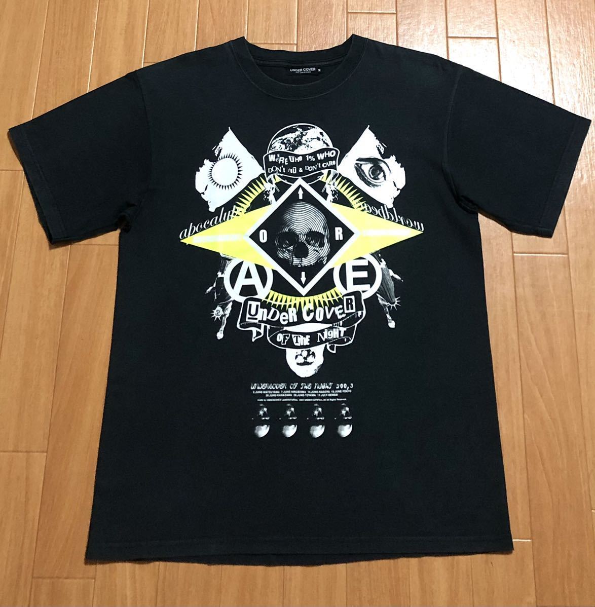 UNDERCOVER SCAB 上映会 Tシャツ GIZ柄 UNDERCOVER OF THE NIGHT 2003 アンダーカバー アナーキー