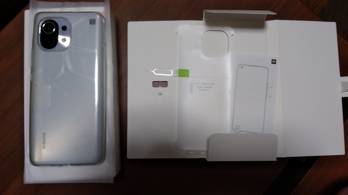 Xiaomi Mi11 8GB 128GB ホワイト CN版 euROM導入済 美品 MIUI12 5 付属 
