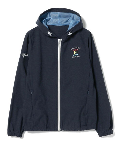  new goods navy blue S Beams Golf BEAMS GOLF PURPLE LABEL Logo blouson full Zip hood Parker jacket blouson Wind breaker 