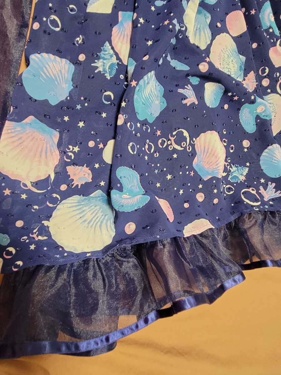 出産祝い Angelic ワンピース サックス Marine Dream Pretty Angelic 【残りわずか】 Angelic pretty Vintage Marineワンピース 紺 マリン ひざ丈ワンピース