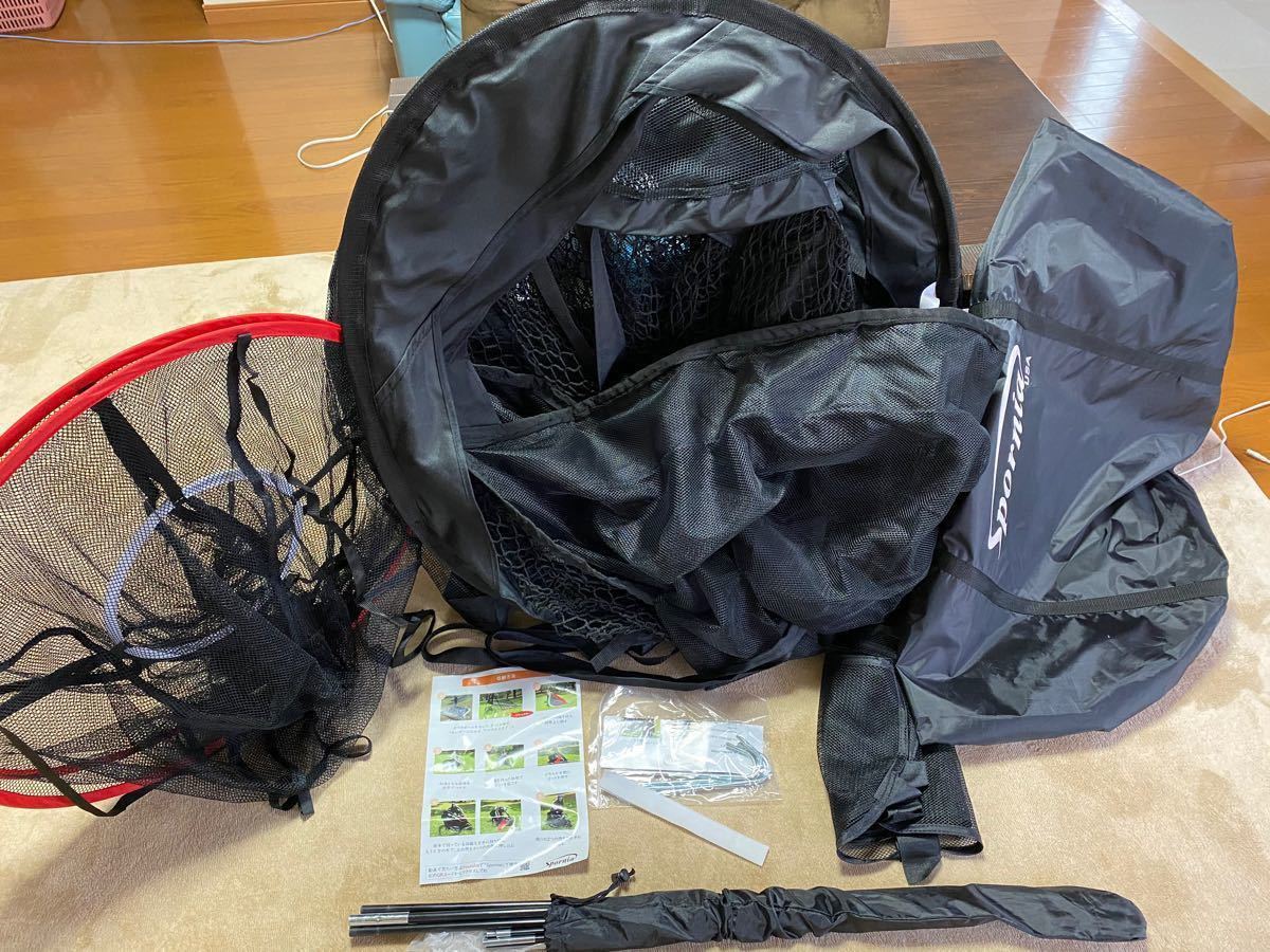 Spornia スポーニア 練習用ゴルフネット(室内・室外)自動返球 Spornia スポーニア 練習用ゴルフネット(室内・室外)自動返球