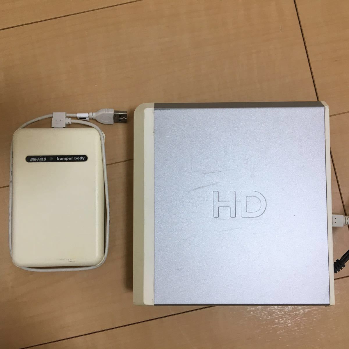 BUFFALO外付けハードディスク HD-H320U2 & HD-PS120U2 セット売り