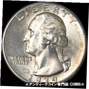【正規品質保証】 Washington 1939-D アンティークコイン シルバー 銀貨 金貨 Quarter #10239 Deal Great その他