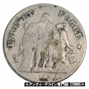 金貨 銀貨 硬貨 シルバー アンティークコイン 26135 Union et Force 5