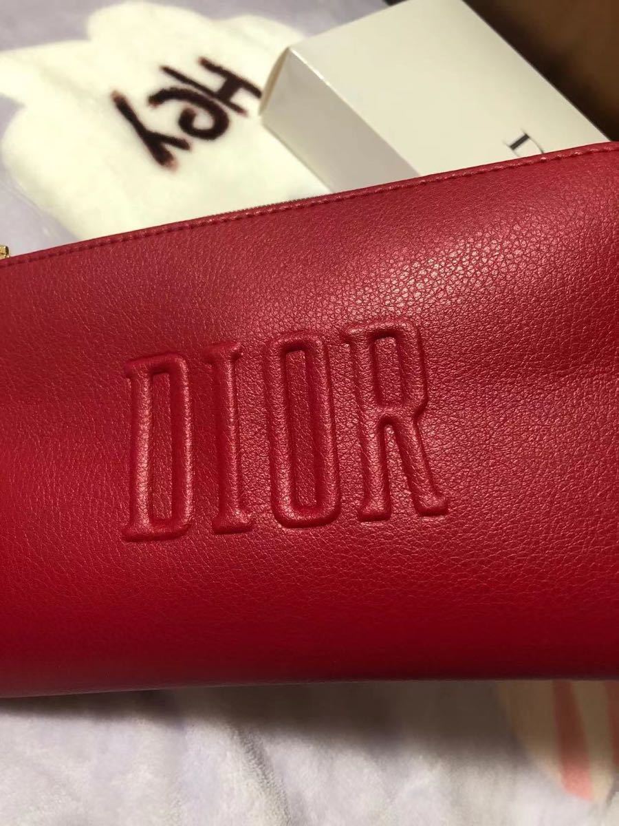 Paypayフリマ Dior ノベルティ ポーチ赤箱付き Paypayフリマ Dior ノベルティ ポーチ赤箱付き