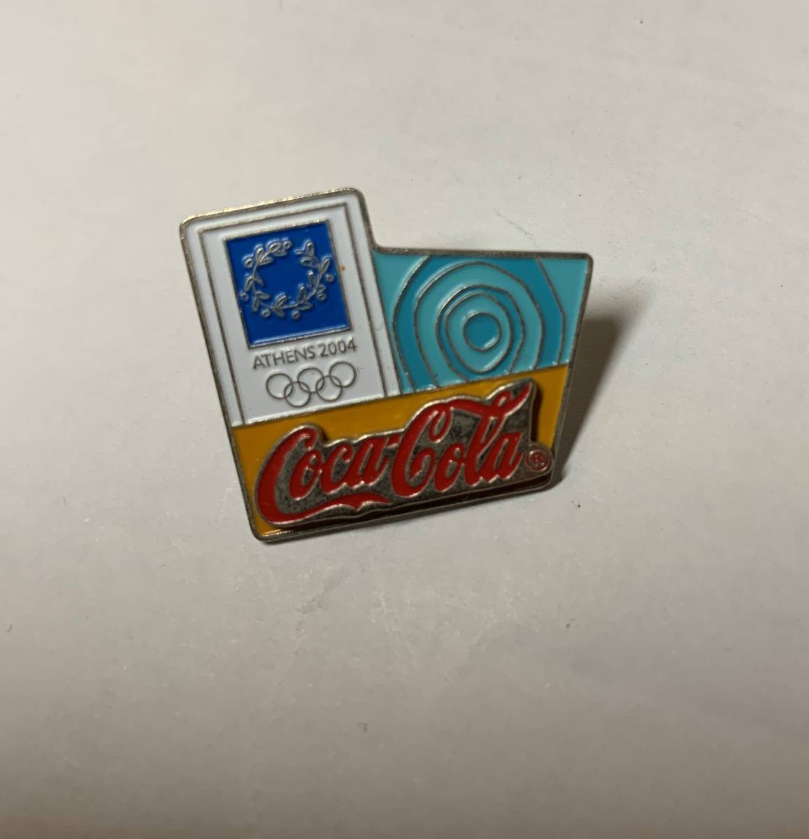 【オリンピックピンバッジ】　コカコーラ　２００４アテネ五輪　ピンバッジ⑫_画像1