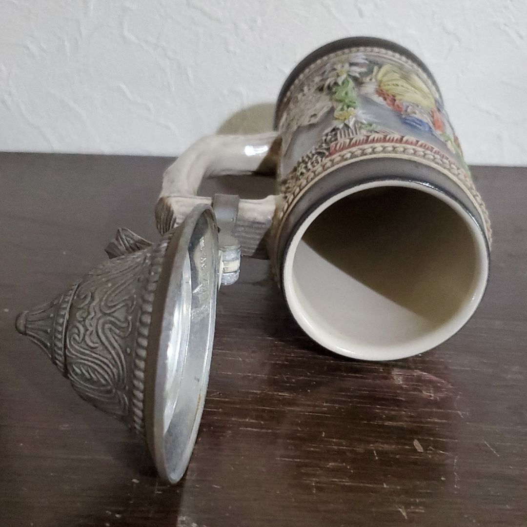 ビアマグ ドイツ製 ビールジョッキ 陶器 ジョッキ 蓋付き ビア ビアマグ ドイツ製 ビールジョッキ 陶器 ジョッキ 蓋付き ビア