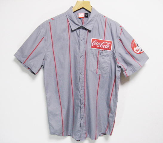 日本最大級 80s コカコーラ Cola Coca ワークシャツ 制服 Mサイズ 日本最大級 80s コカコーラ Cola Coca ワークシャツ 制服 Mサイズ