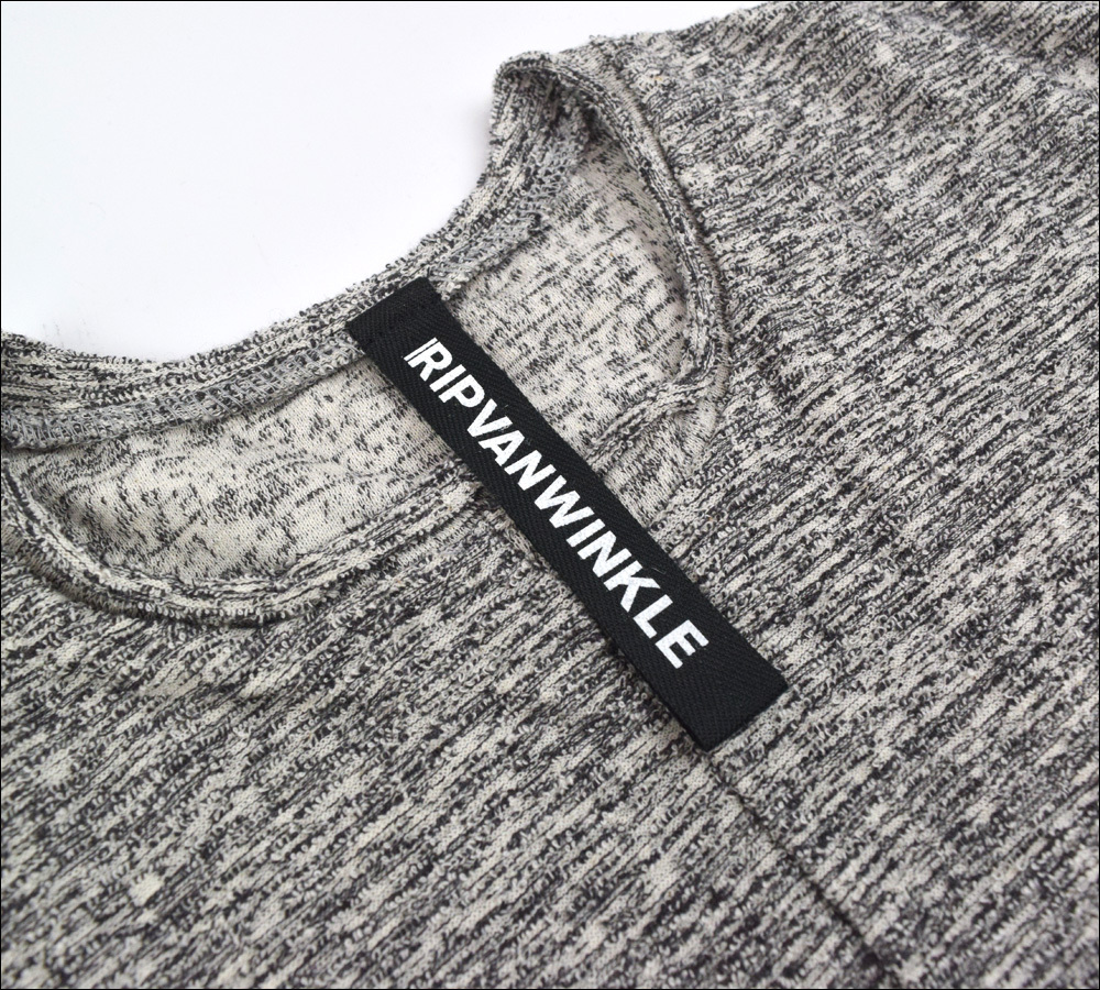 未使用1.9万 RIPVANWINKLE リップヴァンウィンクル SHIFT-T シフト Tシャツ カットソー T.Black 3 RW-239_画像5