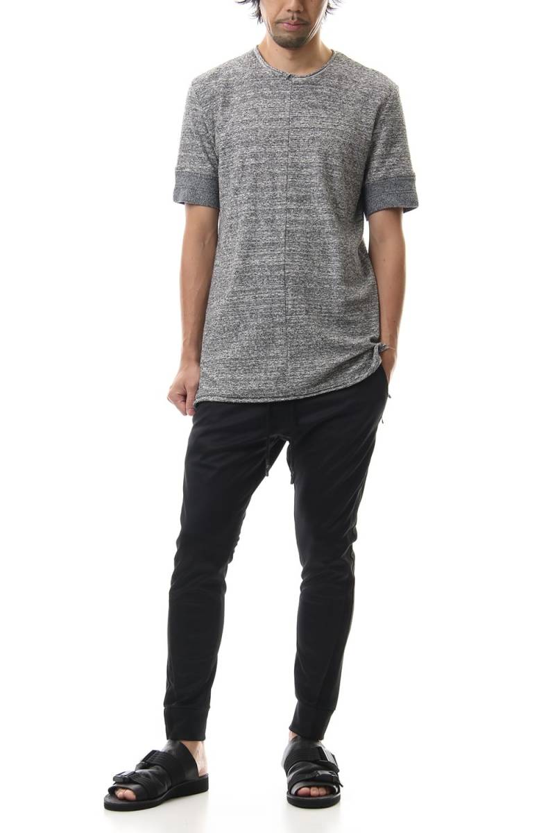 未使用1.9万 RIPVANWINKLE リップヴァンウィンクル SHIFT-T シフト Tシャツ カットソー T.Black 3 RW-239_画像7
