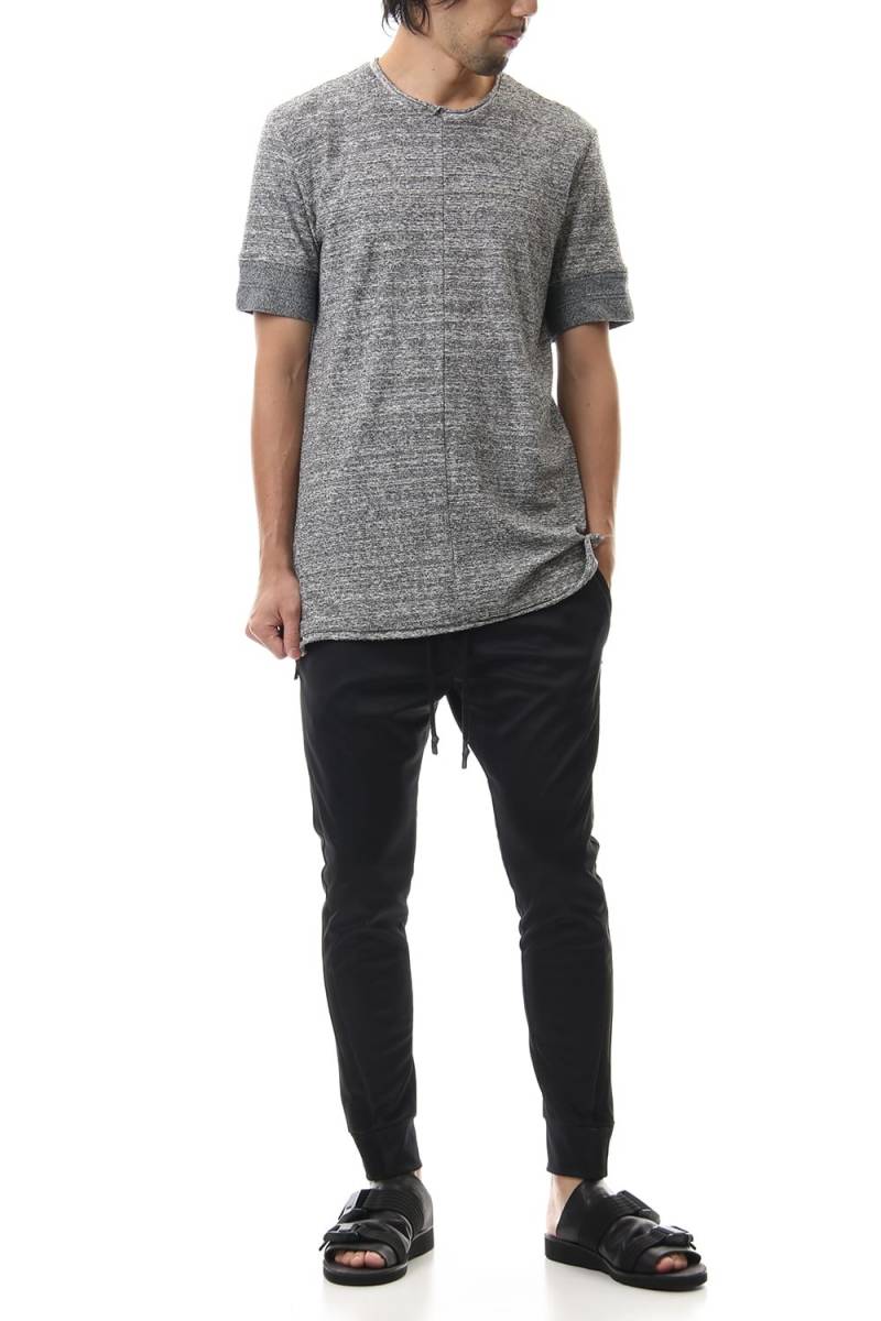 未使用1.9万 RIPVANWINKLE リップヴァンウィンクル SHIFT-T シフト Tシャツ カットソー T.Black 3 RW-239_画像6