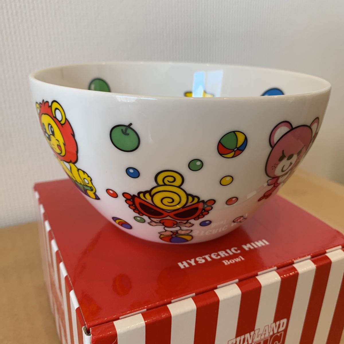 HYSTERIC MINI ヒステリックミニ FUNLAND CIRCUS 陶器 皿 お皿 食器 サラダボウル お椀 どんぶり 新品未使用 うさこ パンダ_画像3