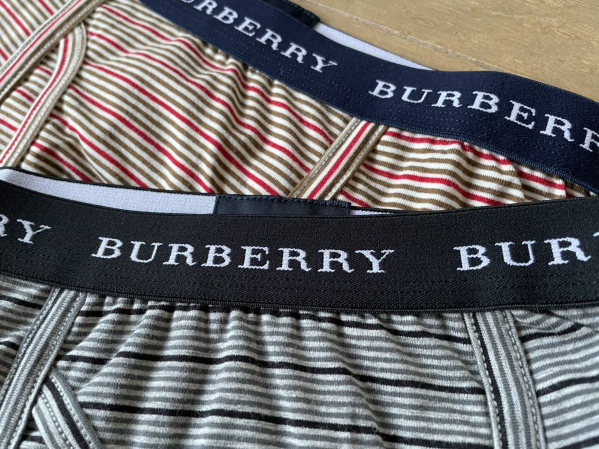  быстрое решение! Burberry! Boxer 2 листов комплект L окантовка рисунок Brown X красный & серый X черный 