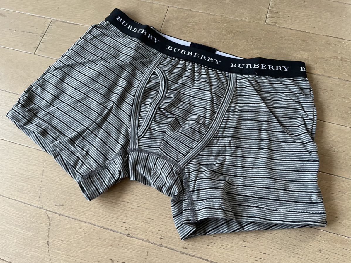  быстрое решение! Burberry! Boxer 2 листов комплект L окантовка рисунок Brown X красный & серый X черный 