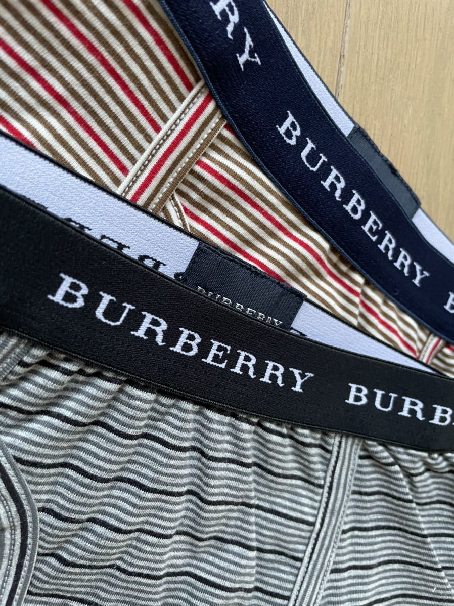  быстрое решение! Burberry! Boxer 2 листов комплект L окантовка рисунок Brown X красный & серый X черный 